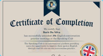 Certificate of completion